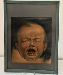 Infant Crying In The Night Print On Card Stock