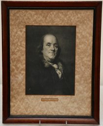 Benjamin Franklin Framed Photograph