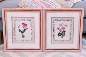 Pair Of Floral Framed Prints
