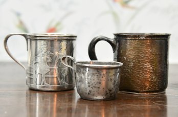 Trio Of Sterling Cups (234 Grams)