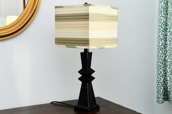 Table Lamp With Colorful Shade