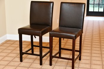 Leather Counter Height Chairs