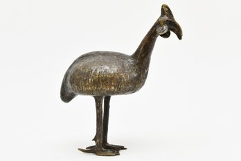 Brass Chicken Sculpture
