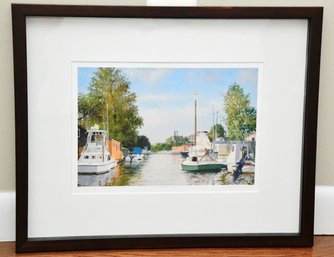 Bayshore Canal By Doug Reina Limited Edition Framed Print
