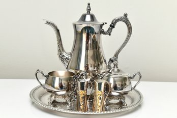 Silver Plate Tea Service By Oneida