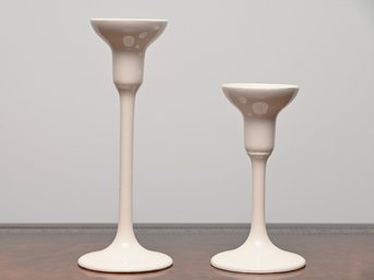 Fitz & Floyd Porcelain Candle Sticks