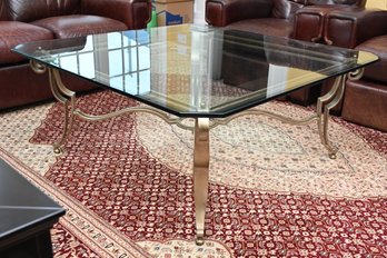 Beveled Glass Coffee Table