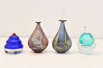 Set Of Four Perfume Bottles