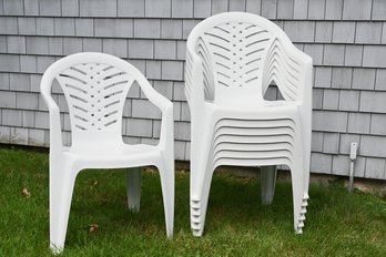 Stackable Plastic Patio Chairs