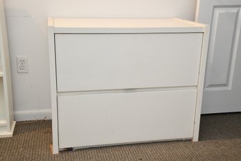 White Painted File Cabinet