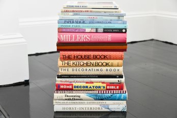 Book Collection Including Home Decorator Related Books