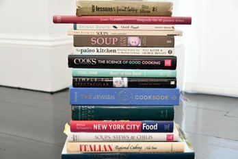 Book Collection Including Cookbooks And More