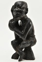 Carved Wise Man Sculpture