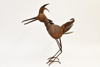 Metal Bird Sculpture By Charles Reina