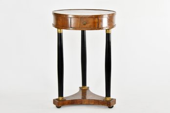 Antique Italian Side Table With Drawers