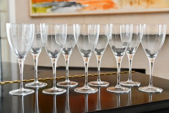 Stunning Collection Of 9 White Wine Glasses