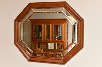 Simmons Frame Oak Octagonal Wall Mirror