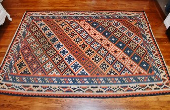 Persian Kelim Gashgai Wool Reversable  Rug