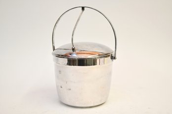 Mid Century Silver Plate Ice Bucket