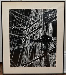 'Rigging' By Lynn E. Breier Framed Lithograph