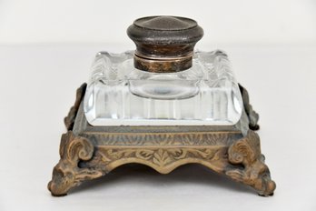 Ink Well With Crystal Base