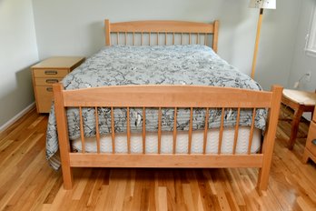 Full Size Bed With Mattress And Bedding