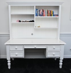 White Desk With Hutch By Ballard Design