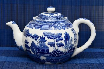 Blue And White Chinese Tea Pot