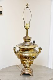 Samovar Converted Table Lamp