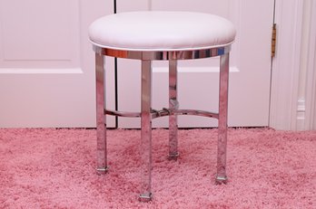 Chrome Frame Stool