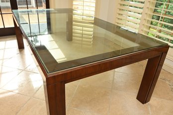 Ralph Lauren Glass Top Dining Table