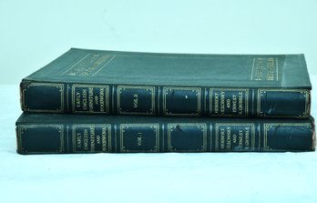 Pair Of Early English Furniture Woodwork Volume 1 And 2