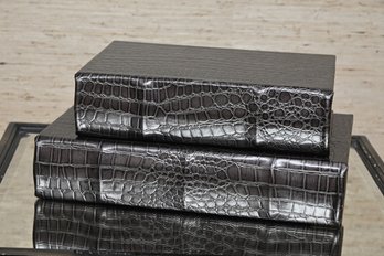 Embossed Pattern Storage Boxes