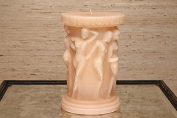 Candle Looks Like A Lalique Vase