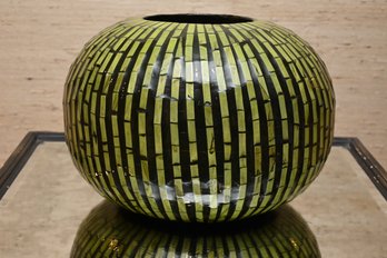 Green And White Vessel