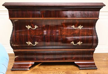 Burl Mahogany Bombay Chest