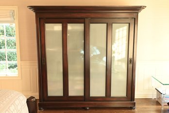 Ralph Lauren Sliding Door Chifferobe Cabinet