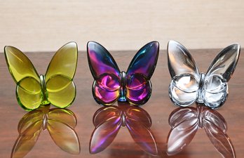 Baccarat Butterflies Trio