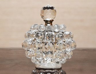 Hobnail Crystal Perfume Bottle