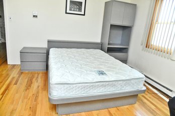 Gray Flake Formica Bedroom Set