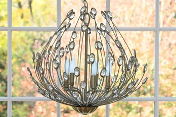 Fredrick Ramond Tulah 5 Light Chandelier With Crystal Accents