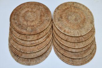 Round Wicker Placemats