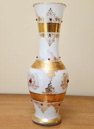 Gold Tone Vase