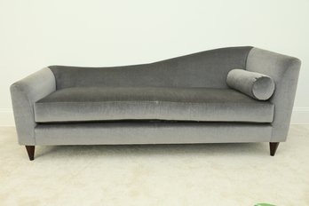 Baker Graphite Microfiber Sofa