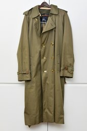 Burberry Mens Rain Coat Size 44 Extra Long