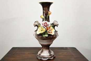 Capodimonte Floral Vase