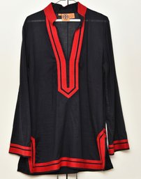 Tory Burch Navy Cover Up Size 12