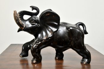 Porcelain Elephant Sculpture