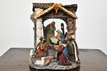 Water-filled Nativity Scene