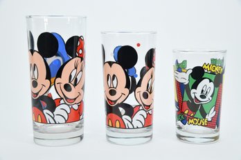 Trio Of Disney Mickey Mouse Glasses